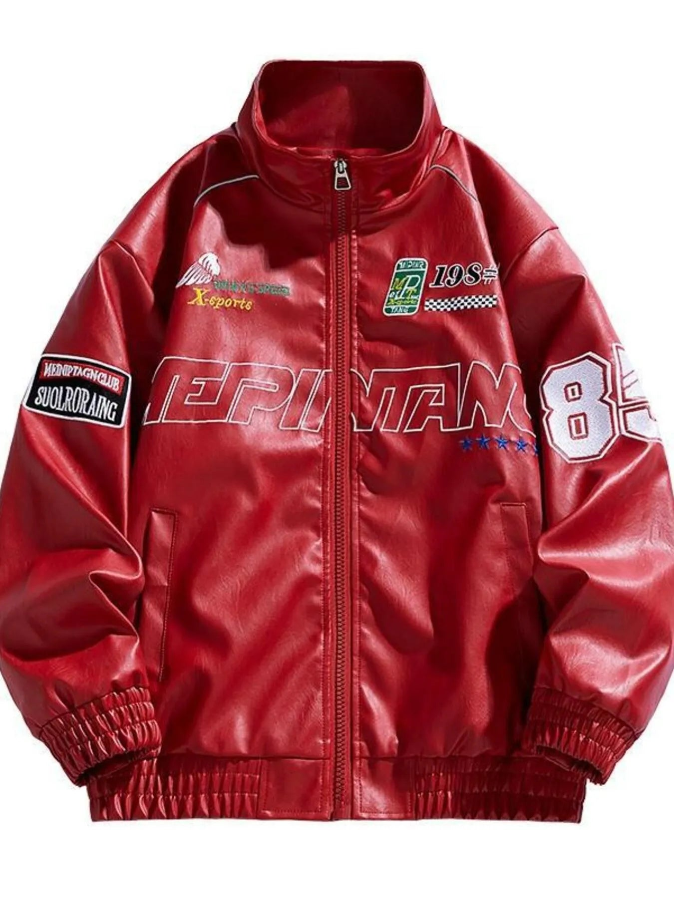 Men's Plus Size Zip Up Long Sleeve Jacket