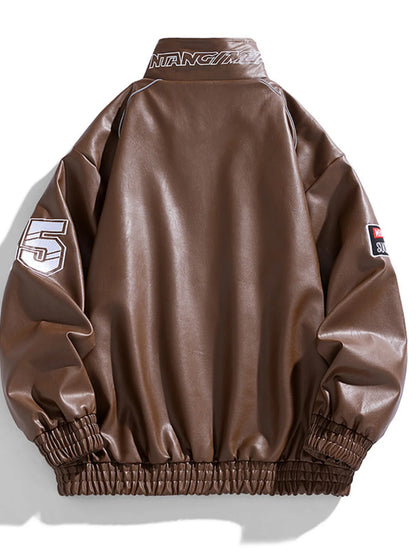 Men's Plus Size Zip Up Long Sleeve Jacket