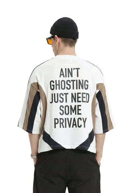 ATYPICAL S/N Jersey 3/4 Sleeve Crop Top Tee