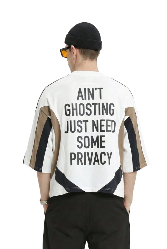 ATYPICAL S/N Jersey 3/4 Sleeve Crop Top Tee