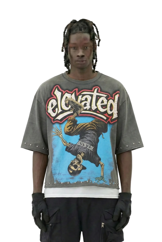 TWITCH S/N Jersey 3/4 Sleeve Crop Top Tee