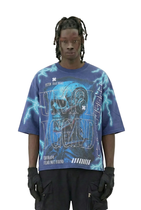 FOGER S/N Jersey 3/4 Sleeve Crop Top Tee