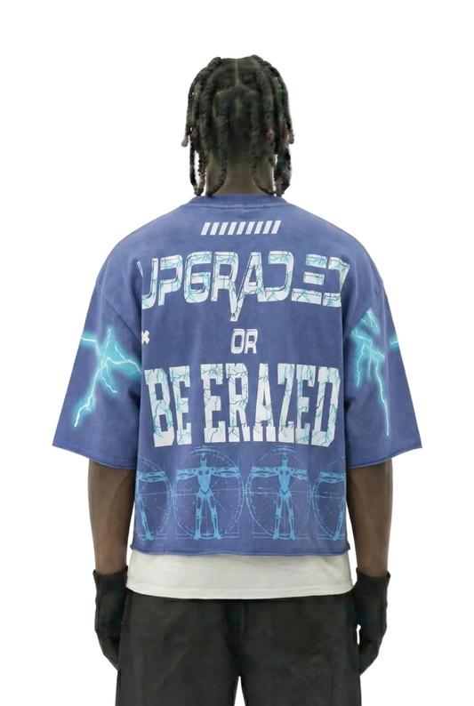 FOGER S/N Jersey 3/4 Sleeve Crop Top Tee