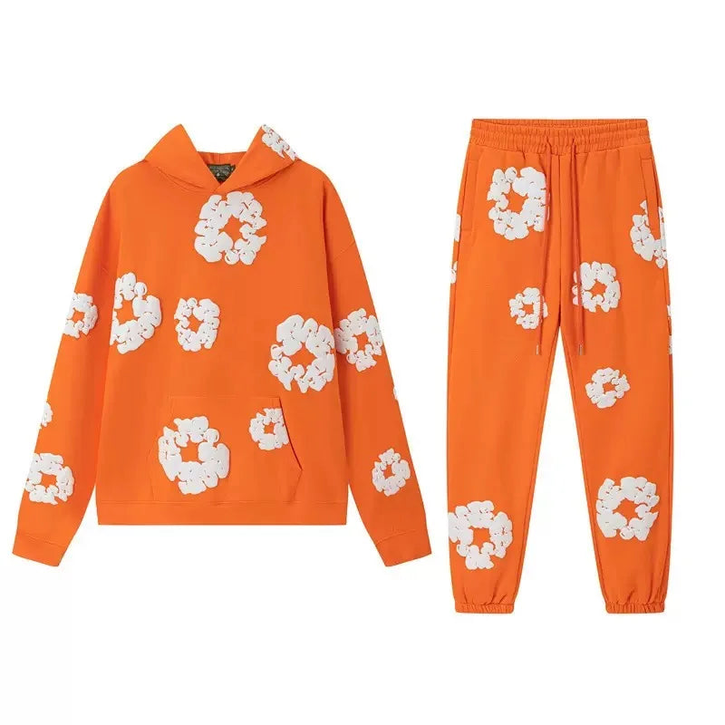 DENIM TEARS Foam Cotton Printed Hoodie