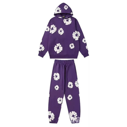 DENIM TEARS Foam Cotton Printed Hoodie