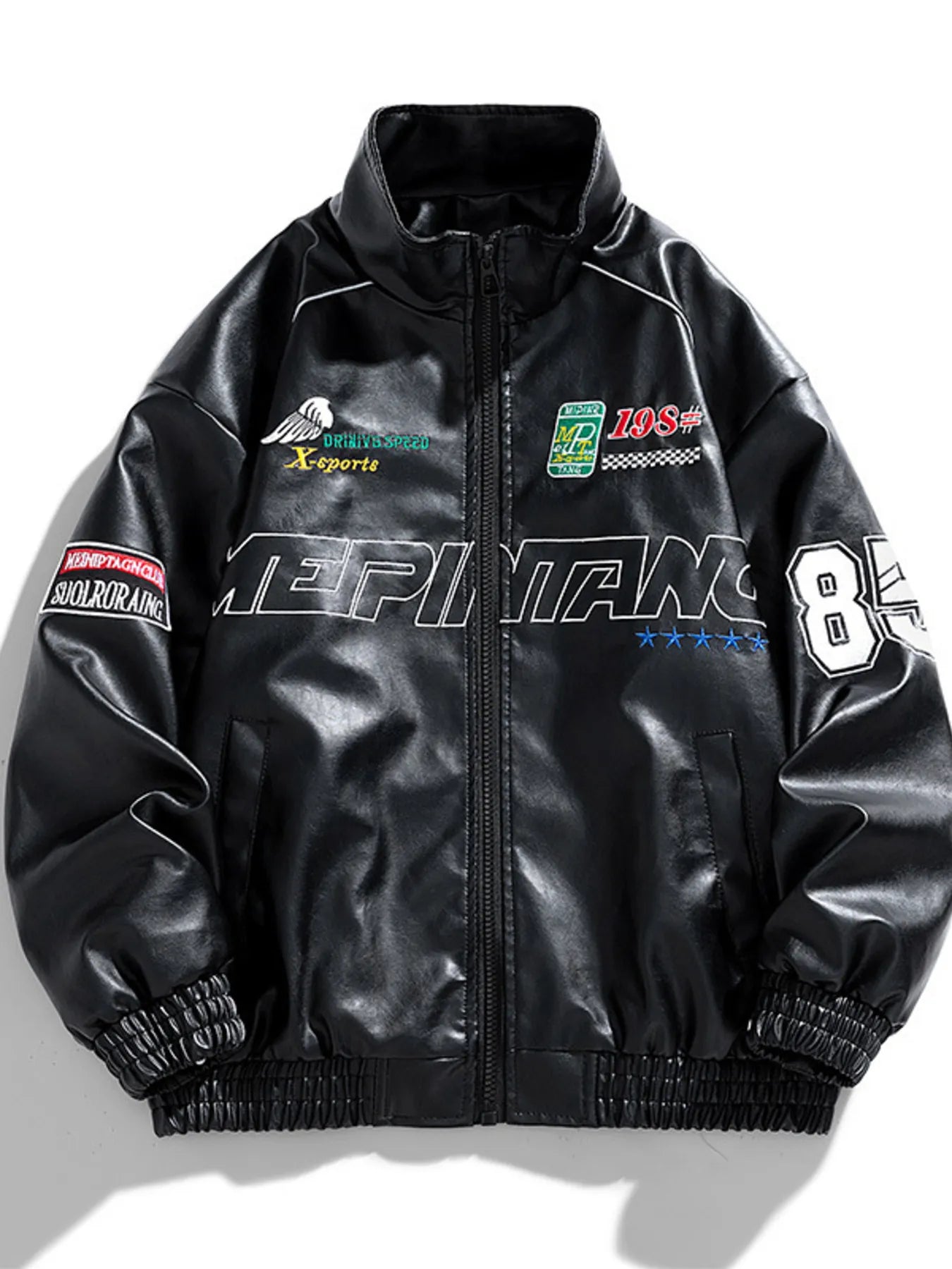 Men's Plus Size Zip Up Long Sleeve Jacket