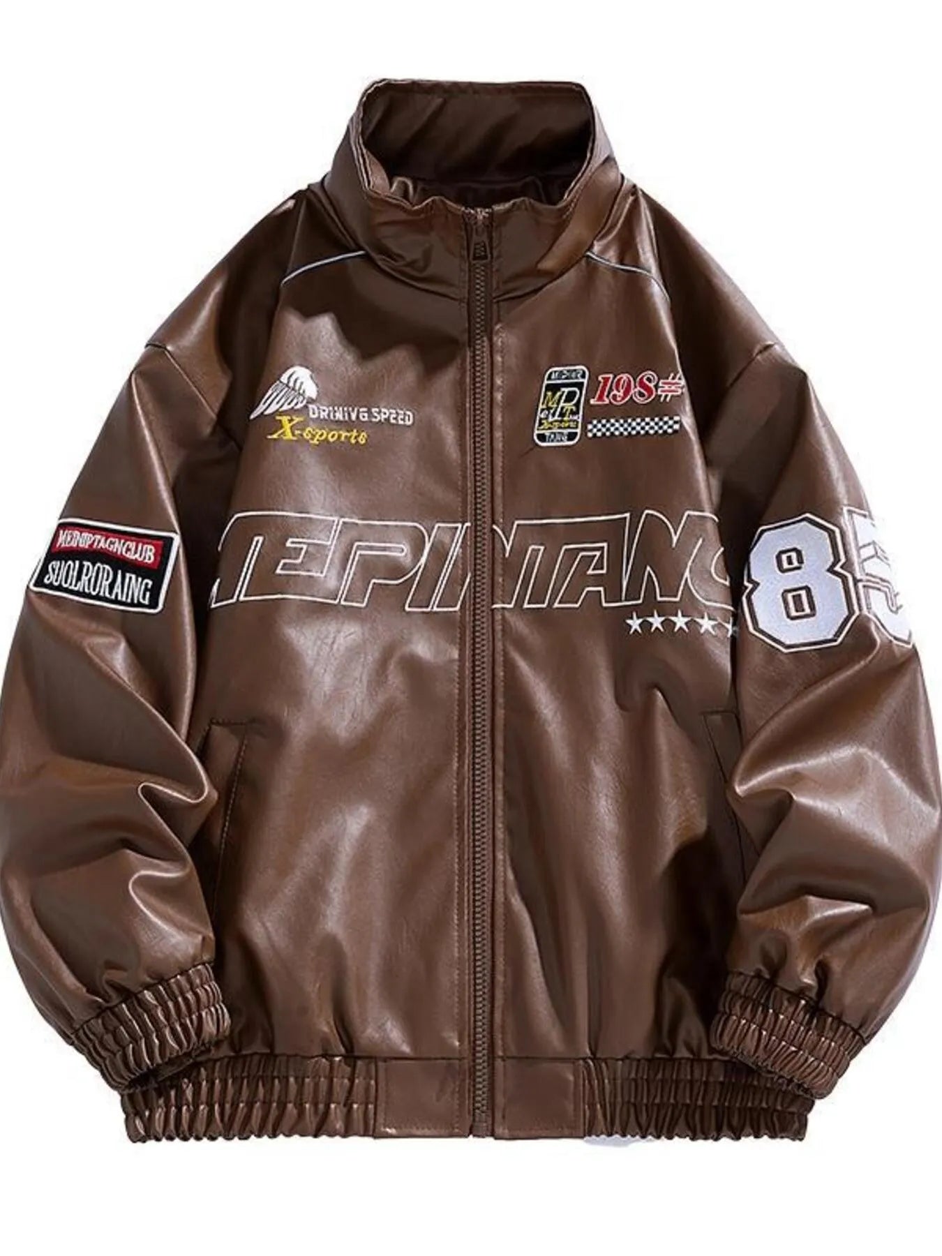 Men's Plus Size Zip Up Long Sleeve Jacket