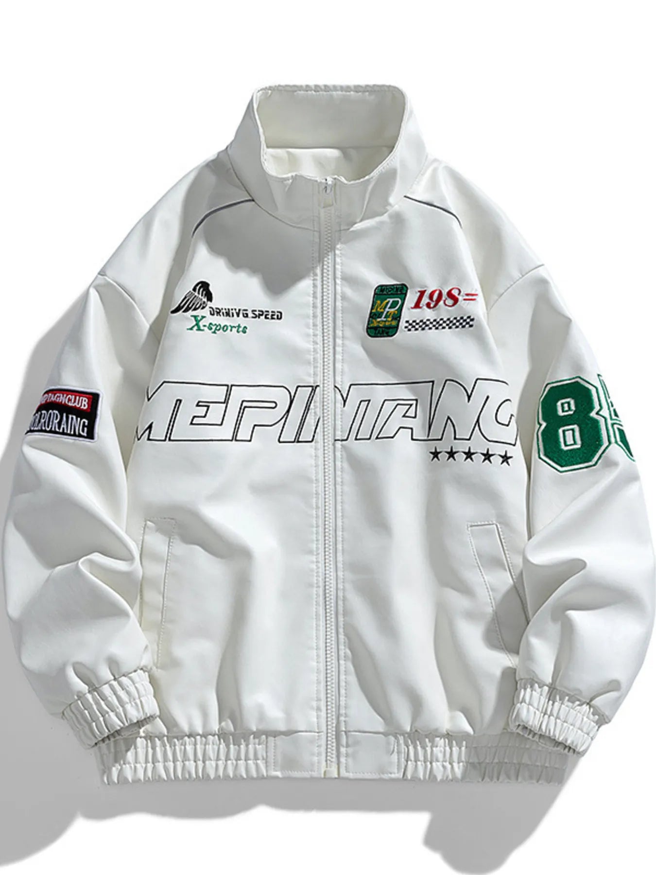 Men's Plus Size Zip Up Long Sleeve Jacket